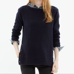 MADEWELL Pinewood Sweater Navy Blue | XS